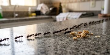 O erro que deixa formigas voltarem sempre para a cozinha mesmo depois de limpar tudo aparentemente bem