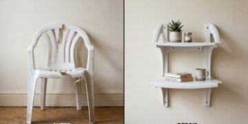 Se você tem cadeiras de plástico quebradas, saiba que possui um tesouro: 3 ideias para reutilizá-las em casa e não jogá-las fora