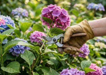 Hortênsias podem ganhar uma segunda vida dentro de casa se você cortar as flores no momento certo