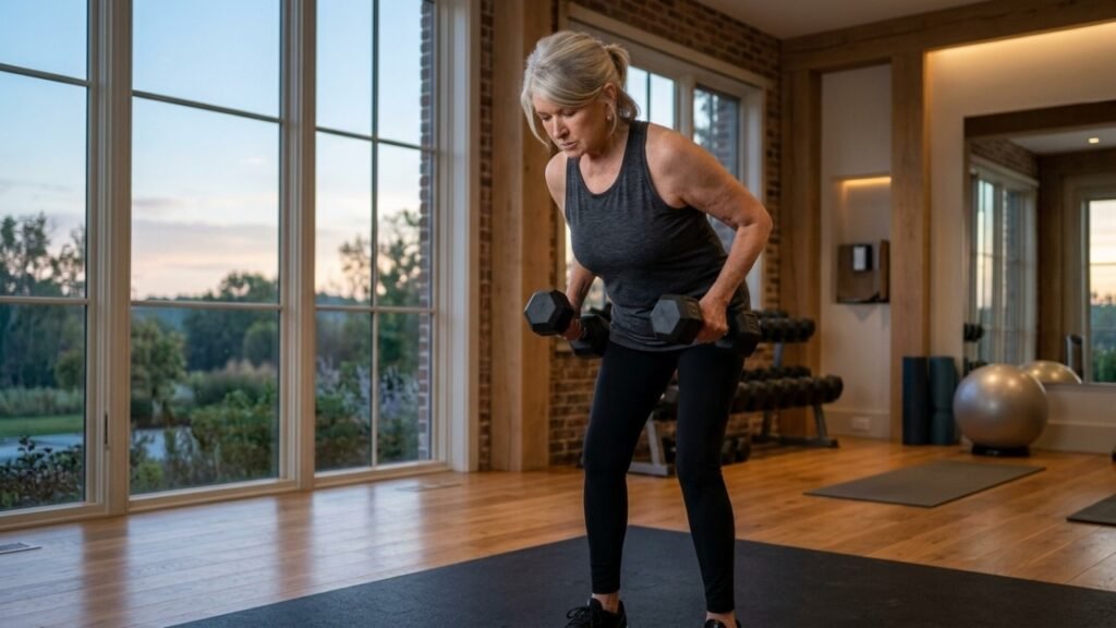 Aos 84 anos, Martha Stewart acorda às 5h45 e mantém uma rotina de pilates, musculação e um hábito que qualquer um pode copiar