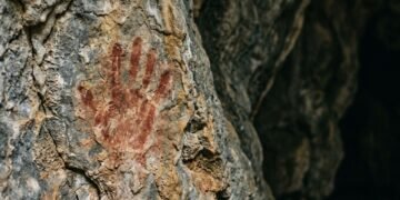 Cientistas descobrem impressões de mãos de 67 mil antes que pode ser a arte rupestre mais antiga do mundo