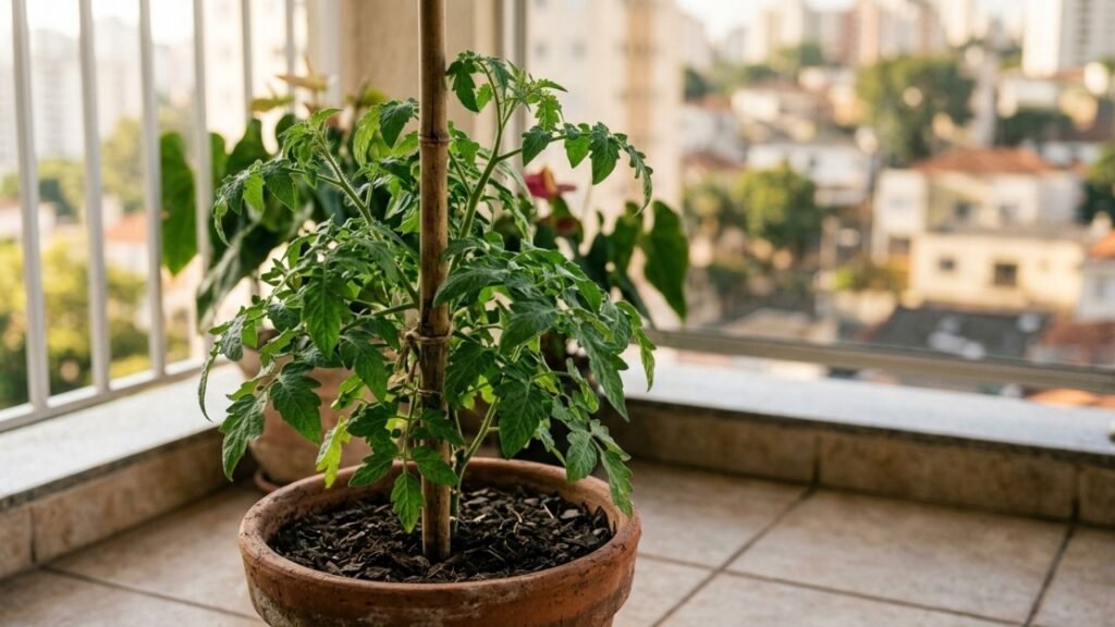 Seu tomateiro cresce cheio de folhas, mas não dá frutos? O problema pode estar em um detalhe simples que trava toda a colheita