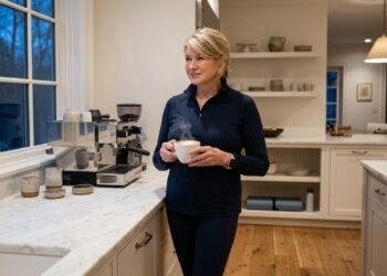 Aos 84 anos, Martha Stewart acorda às 5h45 e mantém uma rotina de pilates, musculação e um hábito que qualquer um pode copiar