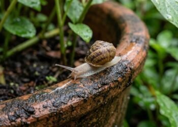 Porque pode ser algo bom você ver um caracol andando pela sua casa ou jardim