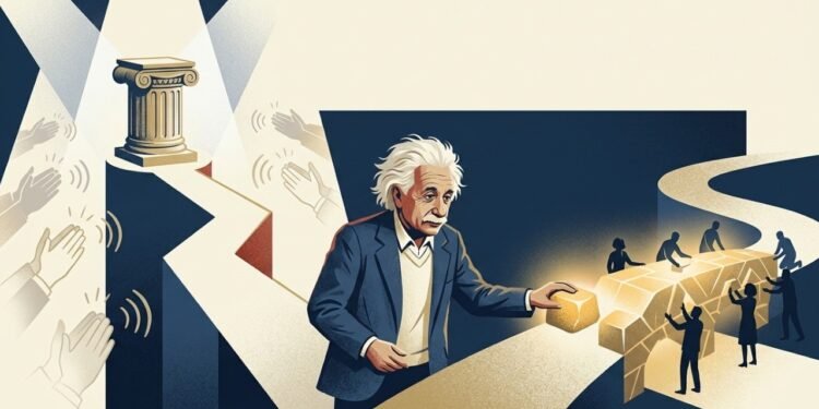 A frase de Einstein, “Procure ser uma pessoa de valor”, ainda hoje muda a forma como muita gente enxerga o sucesso
