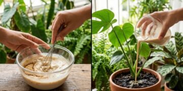 Leite fora da validade, açúcar mascavo e três dias: a mistura usada para fortalecer plantas no jardim