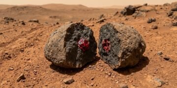 Cientistas encontram mineral nunca visto em amostra marciana e abrem nova pista sobre o passado de Marte