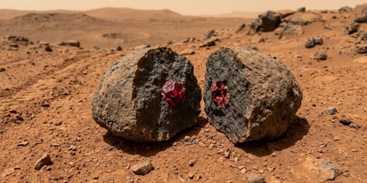 Cientistas encontram mineral nunca visto em amostra marciana e abrem nova pista sobre o passado de Marte