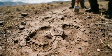 Pesquisadores encontraram as pegadas humanas mais antigas já identificadas, escondidas em sedimentos fossilizados de praia
