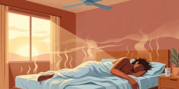 Temperaturas ambientais elevadas interferem nos ciclos profundos do repouso e causam indisposição matinal.