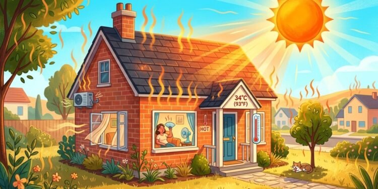 Deixar a janela assim deixar a casa mais quente e aumentar o uso do ventilador