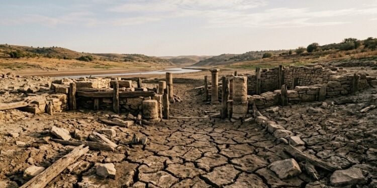 Rios europeus secaram tanto que trouxeram de volta vestígios da Segunda Guerra, monumentos milenares e relíquias históricas