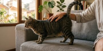 Seu gato levanta a traseira quando recebe carinho? Esse gesto tem mais significado do que parece