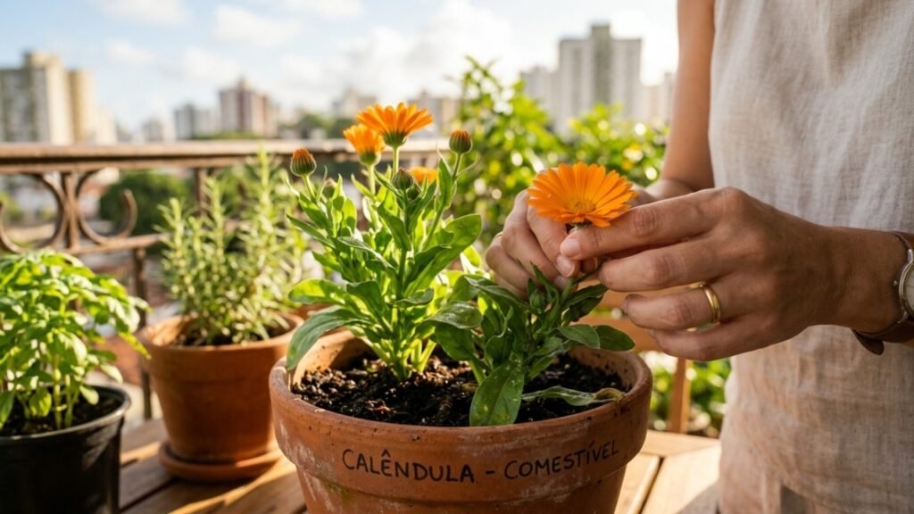 4 plantas com flores comestíveis para cultivar em vasos e levar direto para saladas, chás e sobremesas
