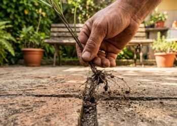 Como acabar com as ervas daninhas do quintal usando uma receita simples