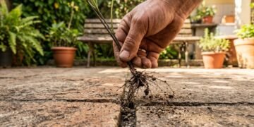 Como acabar com as ervas daninhas do quintal usando uma receita simples