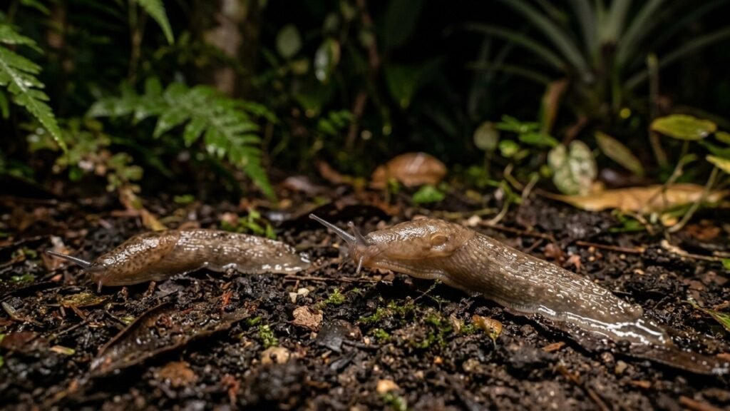 Lesmas não aparecem por acaso: seu jardim pode estar oferecendo abrigo, umidade e comida perfeita
