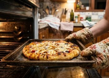 A receita da pizza de assadeira com massa alta e fofinha