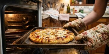 A receita da pizza de assadeira com massa alta e fofinha