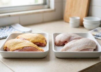 Frango com pele amarela ou pele branca? Qual a diferença e qual você deve comprar
