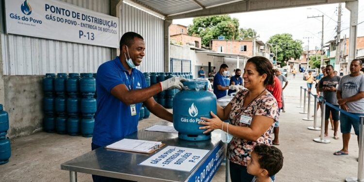 Governo libera botijão de graça a cada dois ou três meses para famílias que cumprirem esses critério