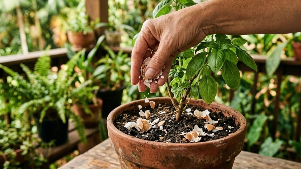 Não jogue fora as cascas de ovo: elas podem formar uma barreira natural contra lesmas no jardim