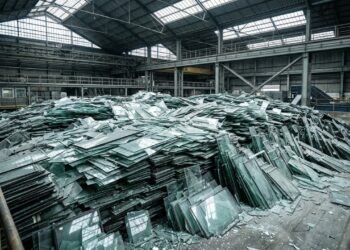 Pesquisadores alemães desenvolvem um método não destrutivo para reutilizar 220 mil toneladas de vidro de janelas descartado anualmente na fabricação de novos vidros.
