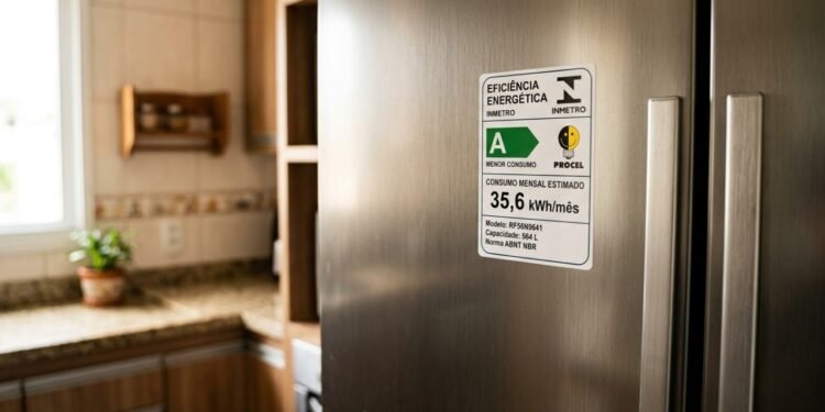 Duas geladeiras com selo A podem pesar diferente na conta e o número em kWh revela a melhor