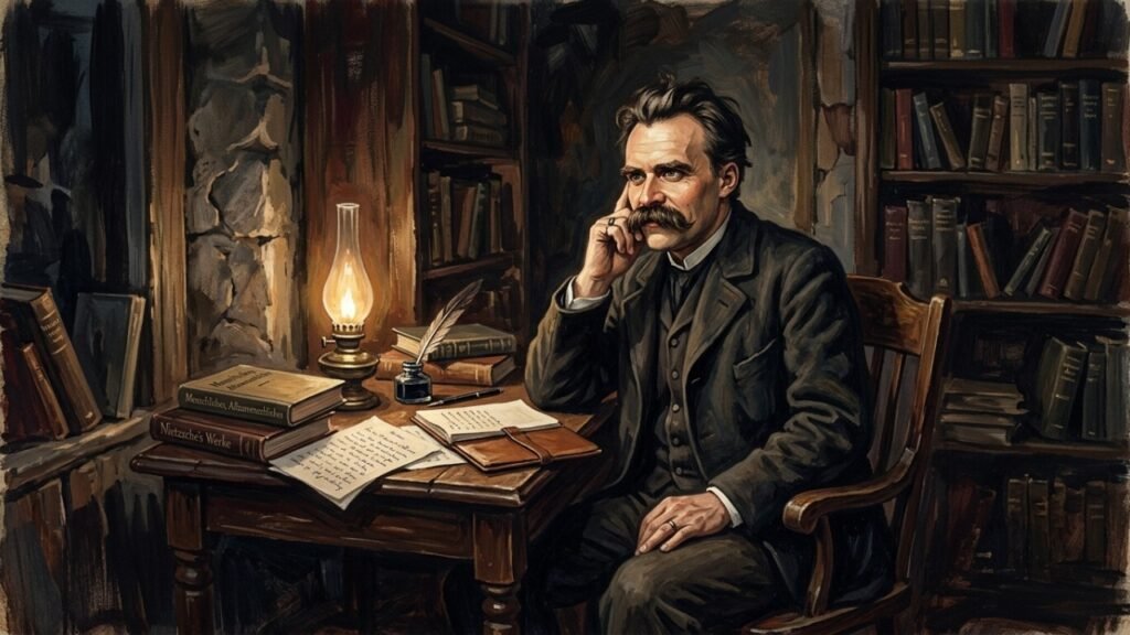 Citação de Nietzsche do dia: “O poder intelectual de um homem é medido pela quantidade de humor que ele é capaz de usar”