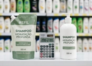 Comprar refil nem sempre sai mais barato e esta conta simples mostra qual embalagem realmente compensa