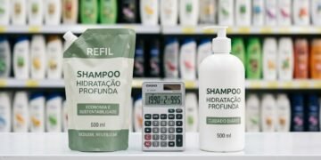 Comprar refil nem sempre sai mais barato e esta conta simples mostra qual embalagem realmente compensa