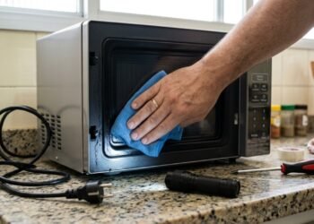 Como fazer o conserto mais comum em micro-ondas para economizar tempo com assistência e dinheiro