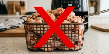 Dica valiosa faz a air fryer gastar menos luz e deixar a comida crocante