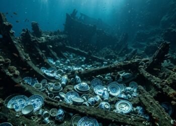 Cientistas descobrem naufrágio com 3,8 toneladas de porcelana chinesa na costa de Singapura