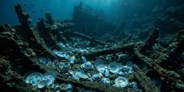 Cientistas descobrem naufrágio com 3,8 toneladas de porcelana chinesa na costa de Singapura
