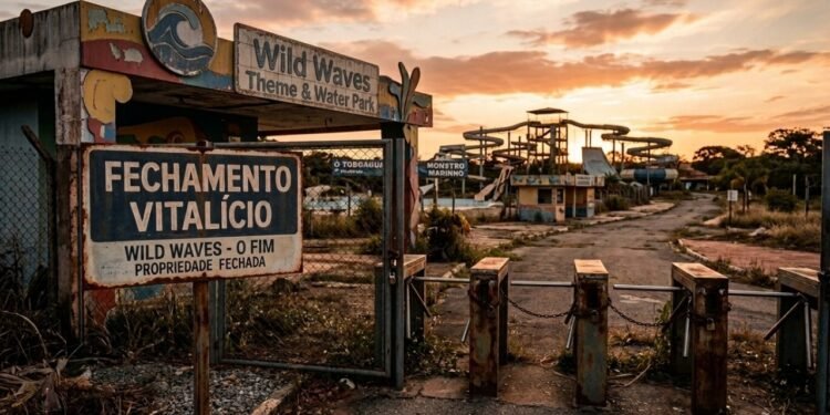 Um parque aquático histórico fecha as portas definitivamente após quase 50 anos de funcionamento