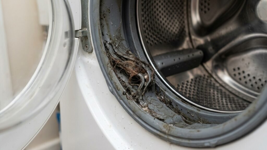 Com que frequência você deve limpar a borracha de vedação da porta da máquina de lavar para evitar que ela se rompa