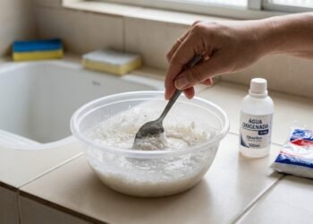 Água oxigenada, sal e um pote? Para que serve e como usar
