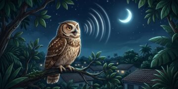 O que significa ouvir uma coruja cantando a noite