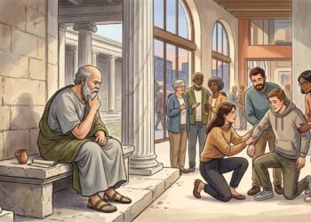 Sócrates advertiu em 400 a.C.: "Não despreze os que tropeçam e ajude os que caem".