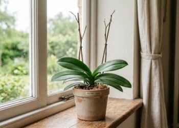 O erro silencioso que impede sua orquídea de florescer mesmo quando as folhas parecem saudáveis