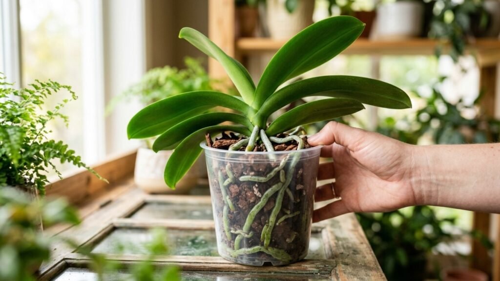 O erro silencioso que impede sua orquídea de florescer mesmo quando as folhas parecem saudáveis