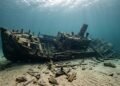 Após 60 anos submerso, mergulhador finalmente localiza o navio naufragado de 66 metros perdido em uma tempestade