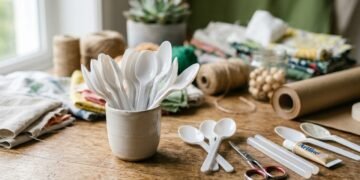 Antes que acabem no lixo, aqui estão 3 ideias para reciclar colheres de plástico descartáveis