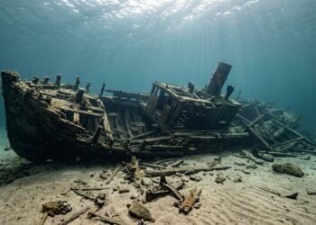 Após 60 anos submerso, mergulhador finalmente localiza o navio naufragado de 66 metros perdido em uma tempestade