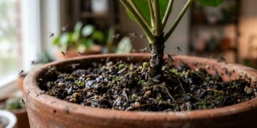 O erro que faz com que seus vasos de plantas fiquem infestados de mosquitinhos