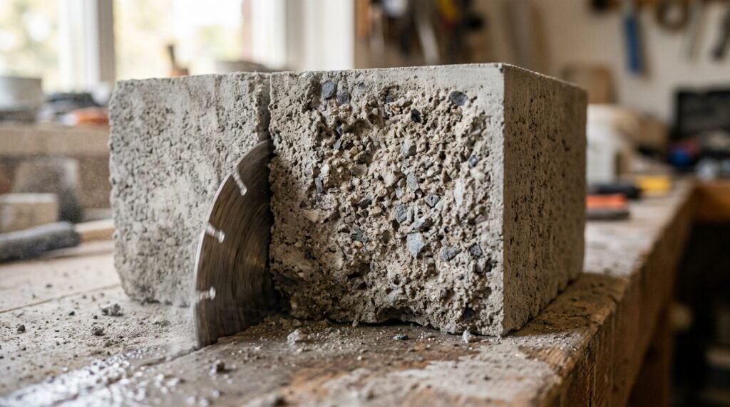 concreto de cinzas
