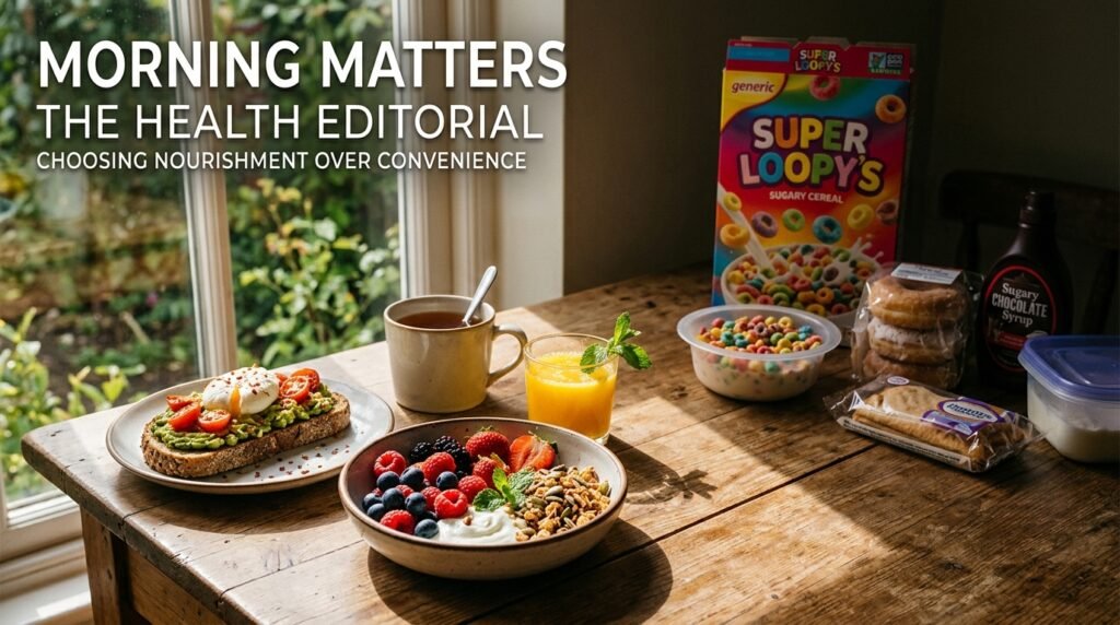 alimentação matinal inadequada