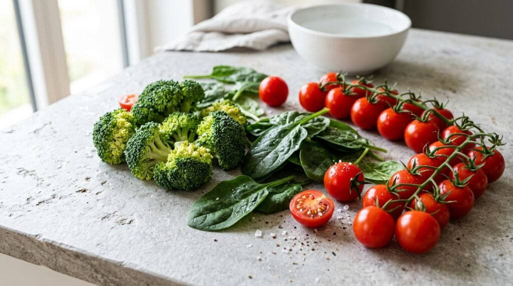 vegetais comuns