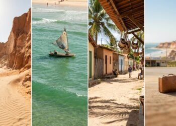 Paredões de 30 metros, praias com mar verde-esmeralda que aparecem em filmes e voo direto: o vilarejo que virou o novo endereço mineiro no Ceará